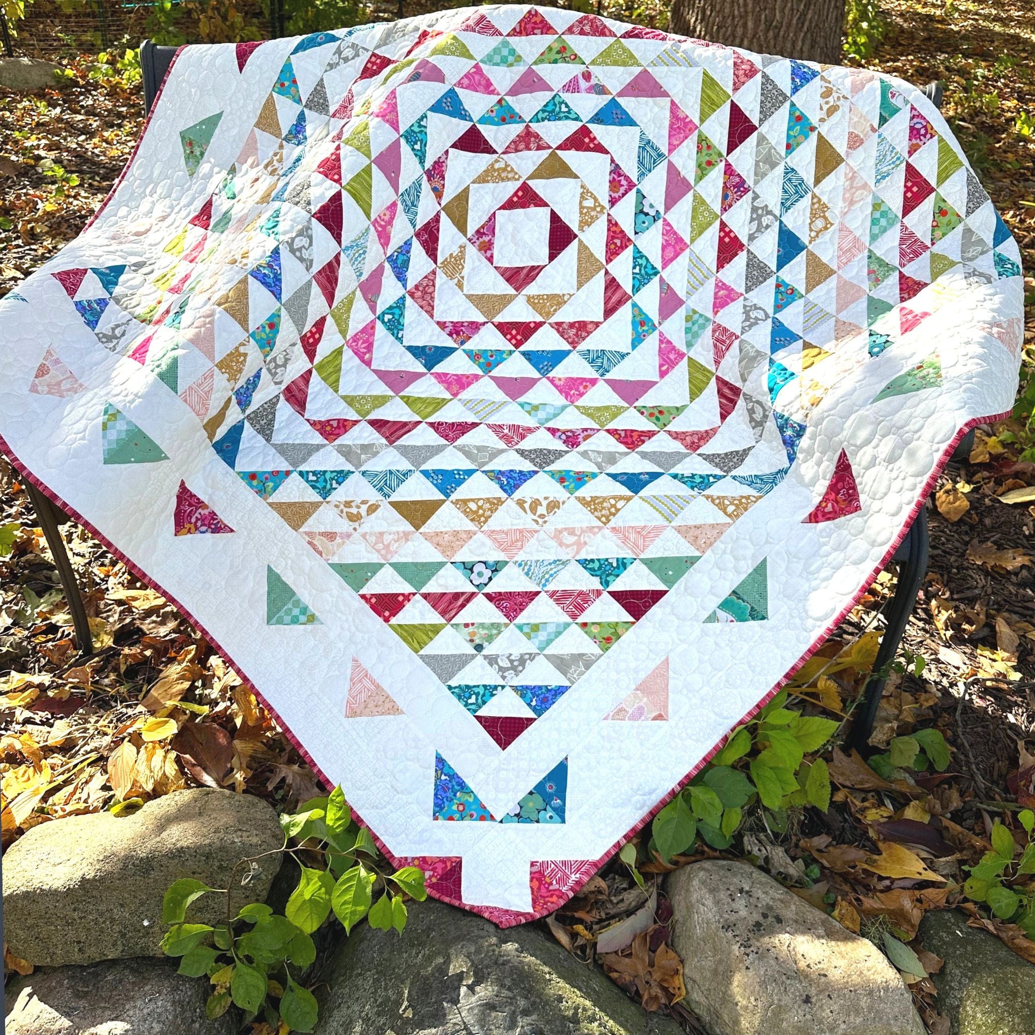 SPRING ZEPHYR Quilt Pattern (Digital PDF Download), by Pam Selkirk 60