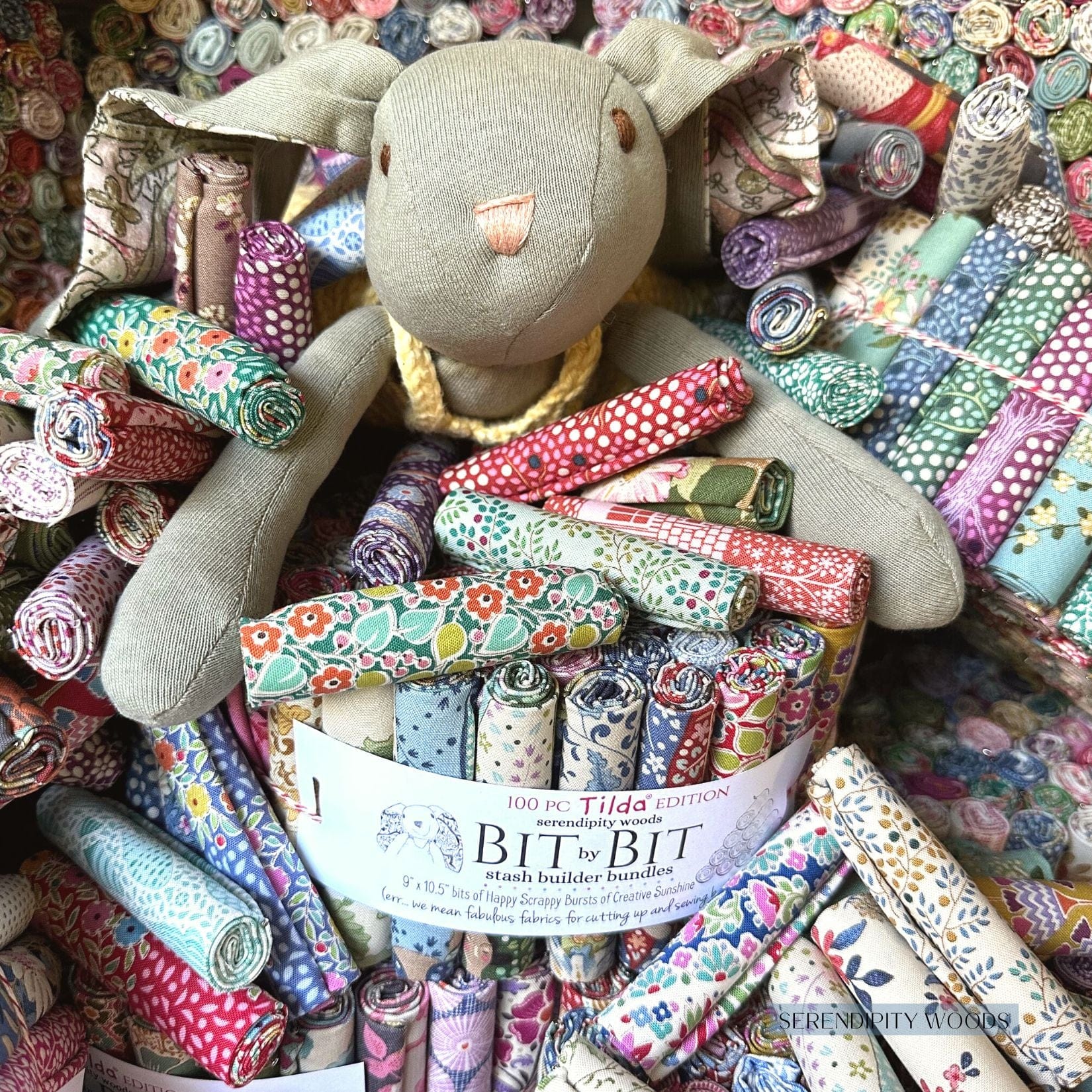 100 pc Tilda Bits Edition - Bit by Bit Stash Builder Bundle - Scrappy –  Serendipity Woods