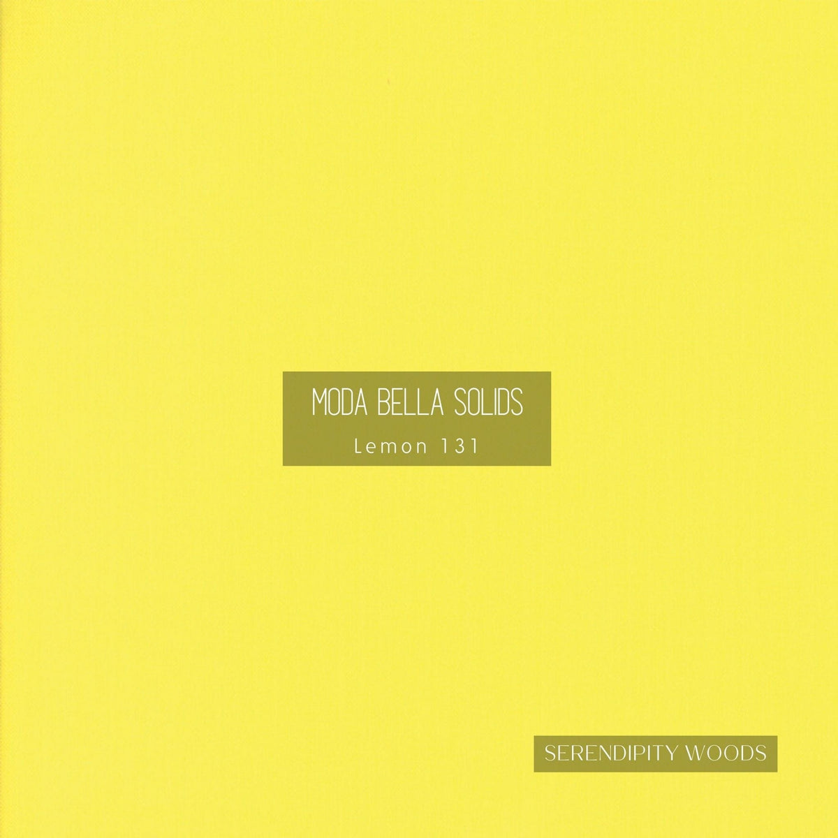 Bella Solid Lemon 9900 131 by Moda Fabrics – Serendipity Woods