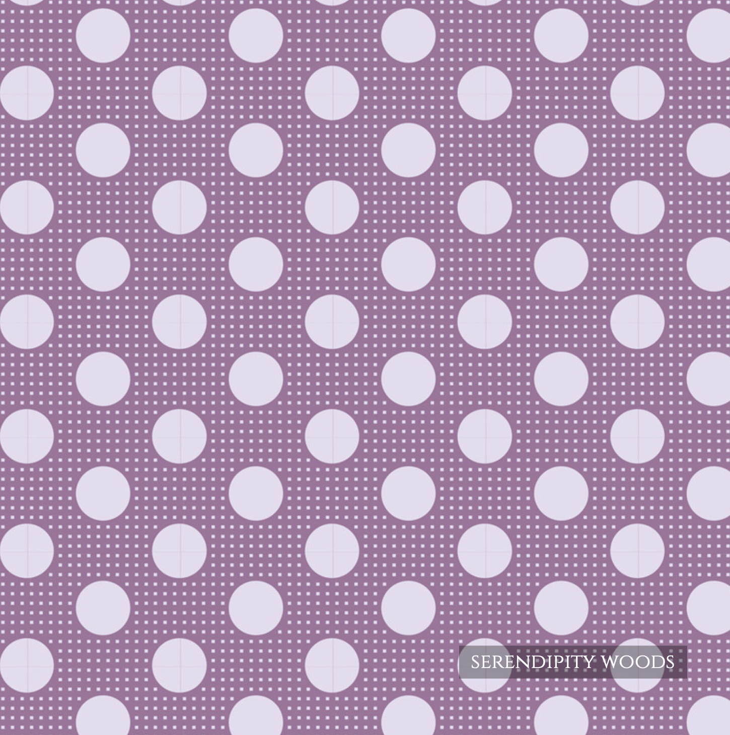 Tilda: Medium Dots in Lilac