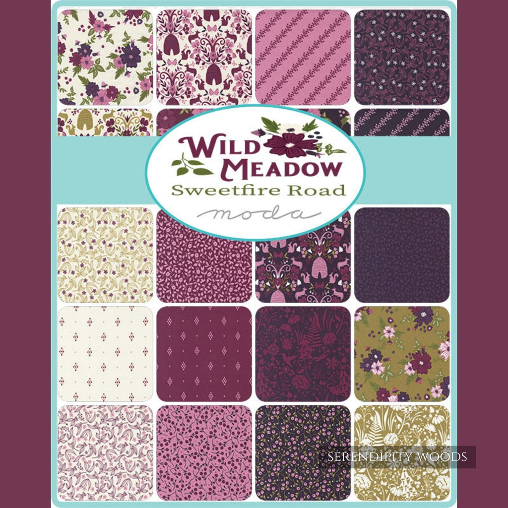 TILDA FABRICS - Woodland - Woodland Mauve 7072649005978 - Quilt in a Day /  Quilting Fabric